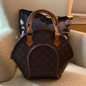 Louis Vuitton Dark Brown Ellipse Monogram Satchel